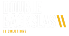 Double Backslash Logo